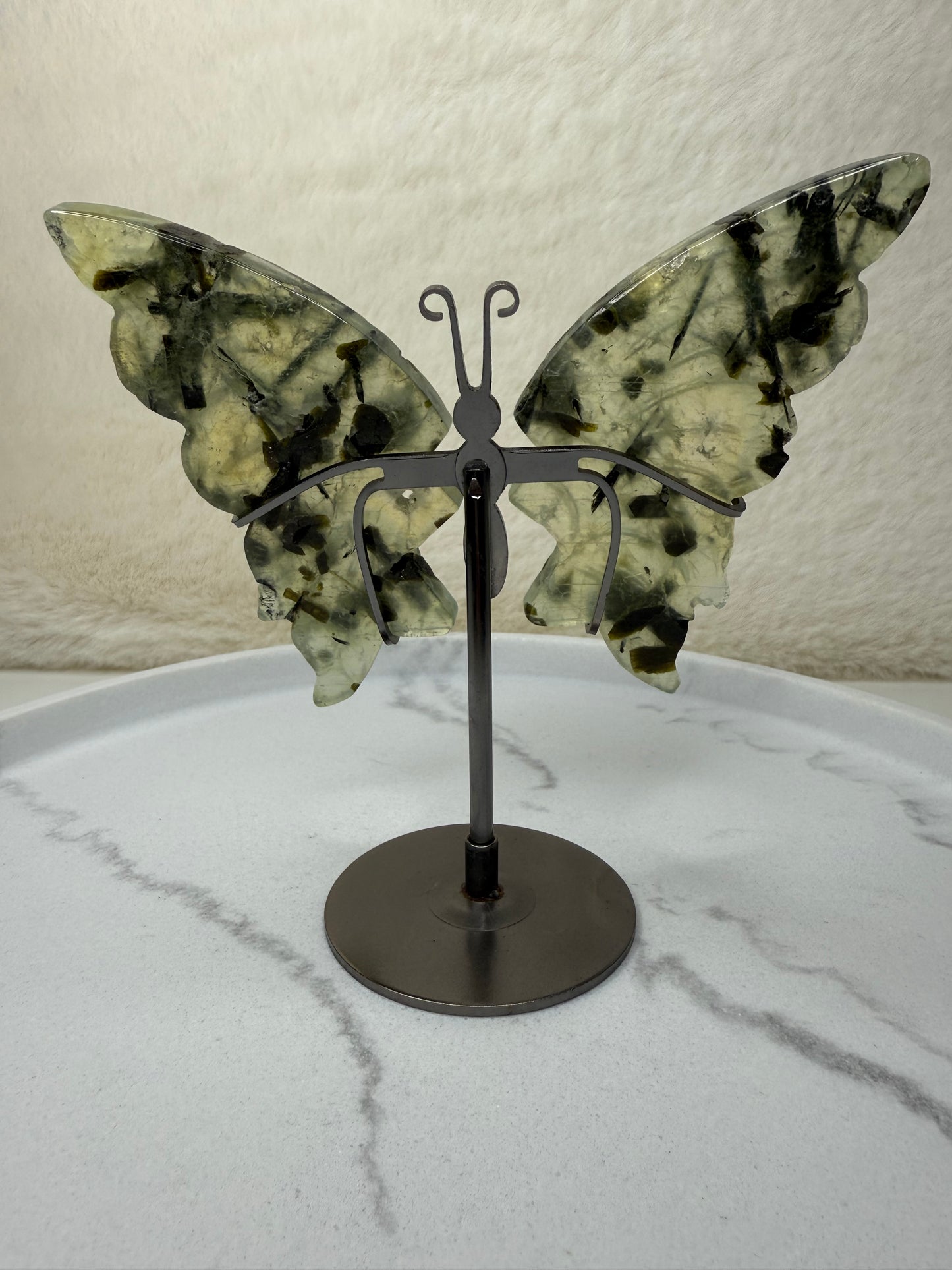 Prehnite butterfly