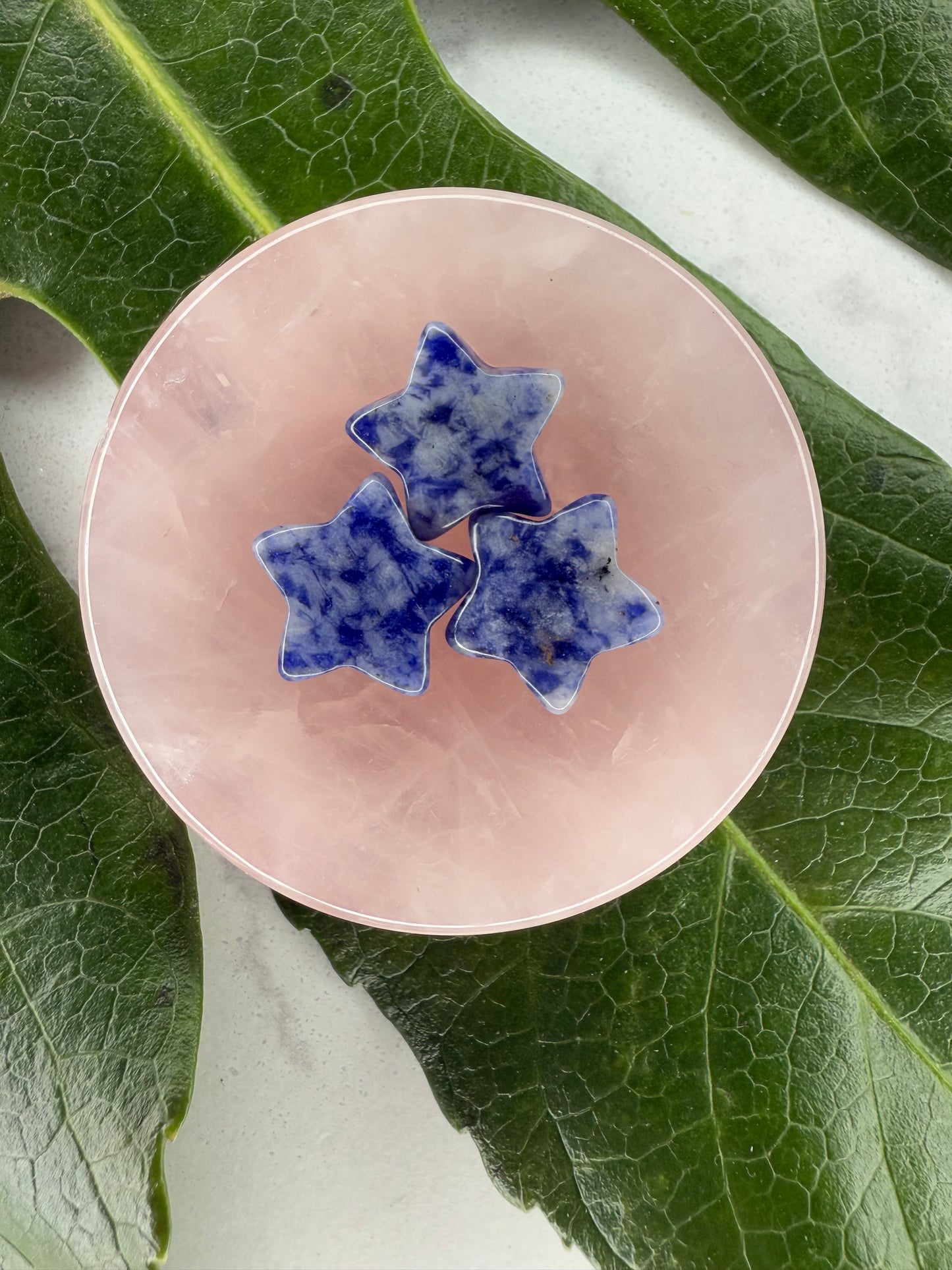 Mini Sodalith Sternchen (3er Set)