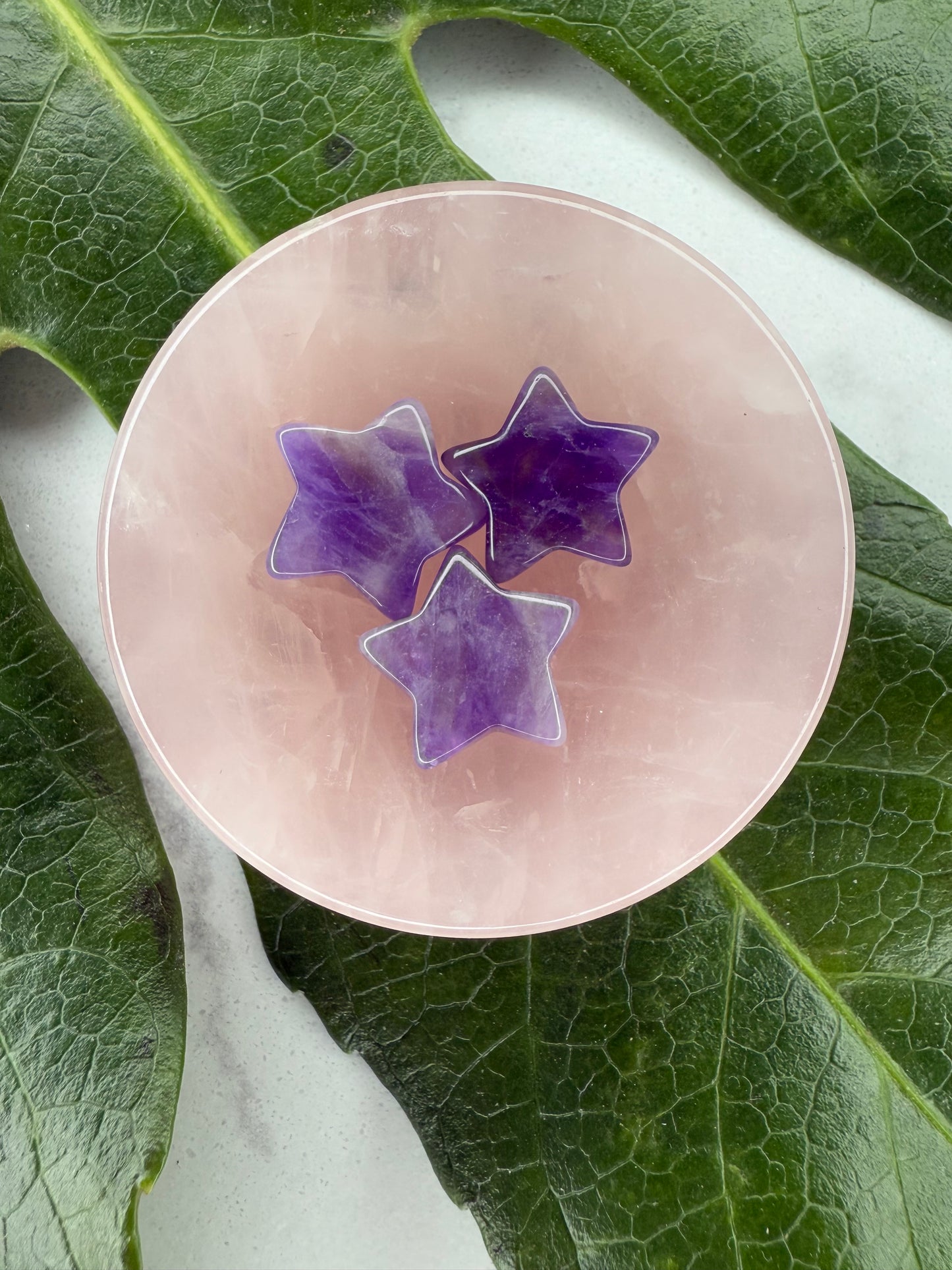 Mini Amethyst Sternchen (3er Set)