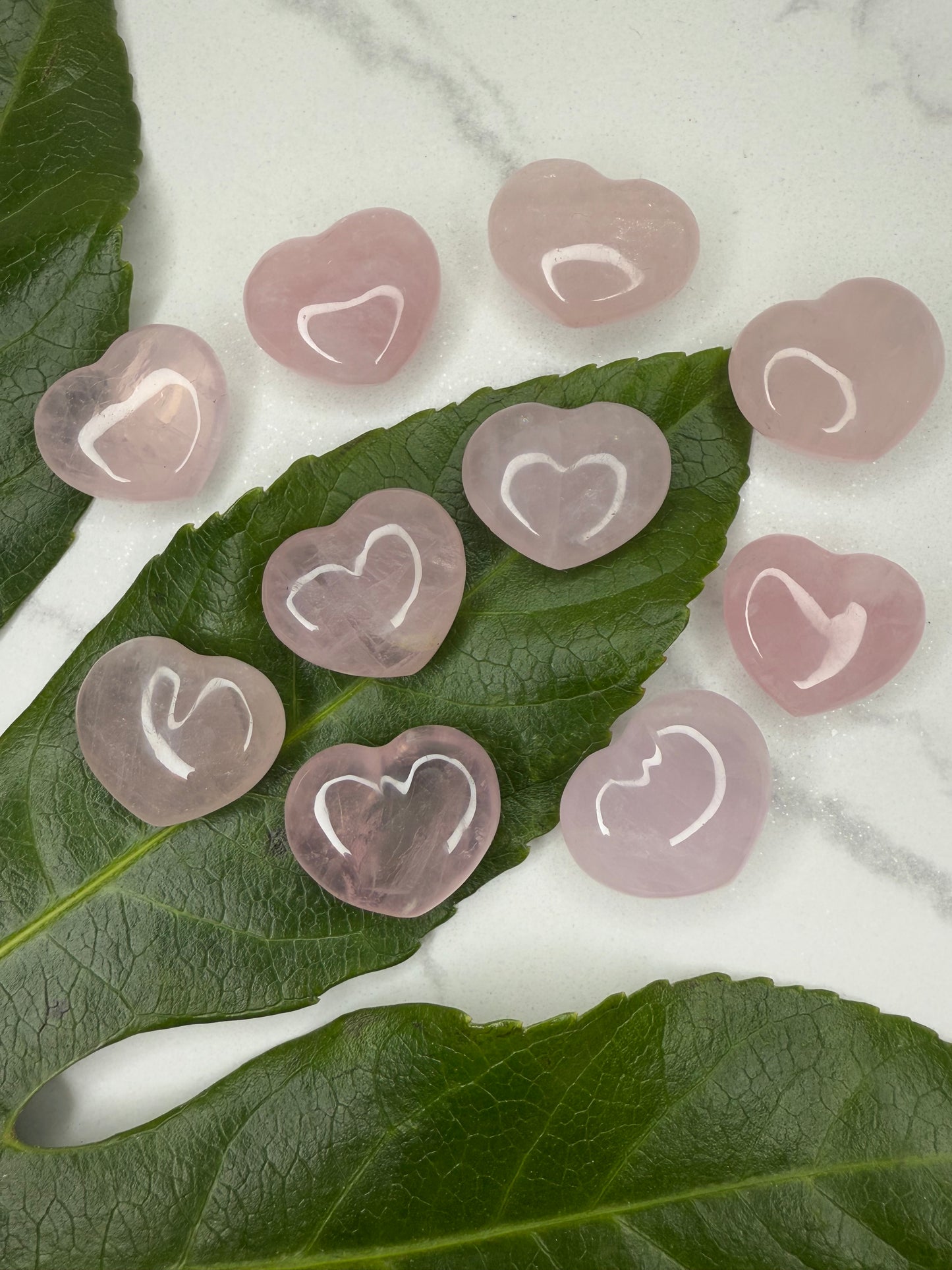 Rosenquarz Mini Herz