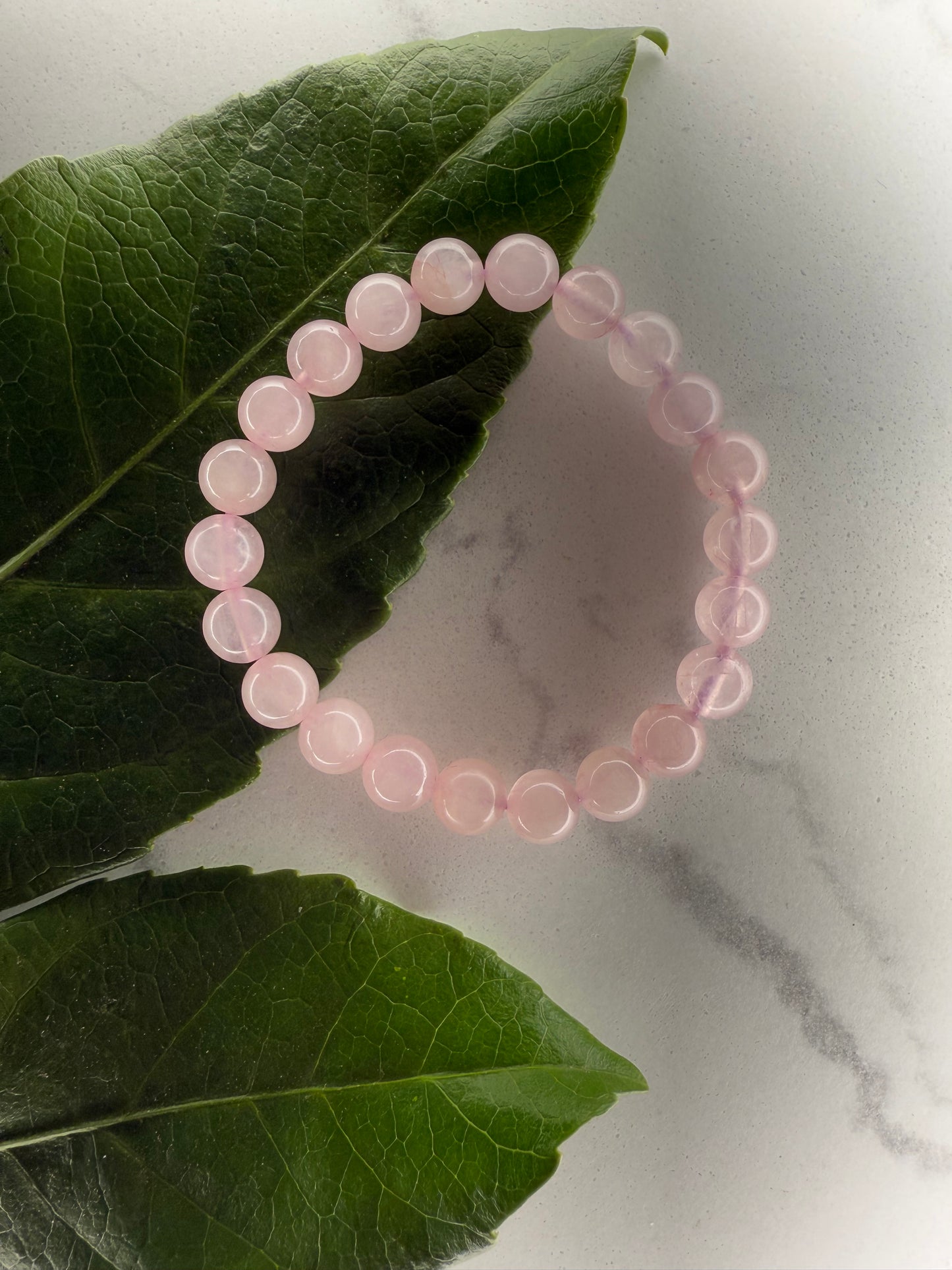 Rosenquarz Kugelarmband