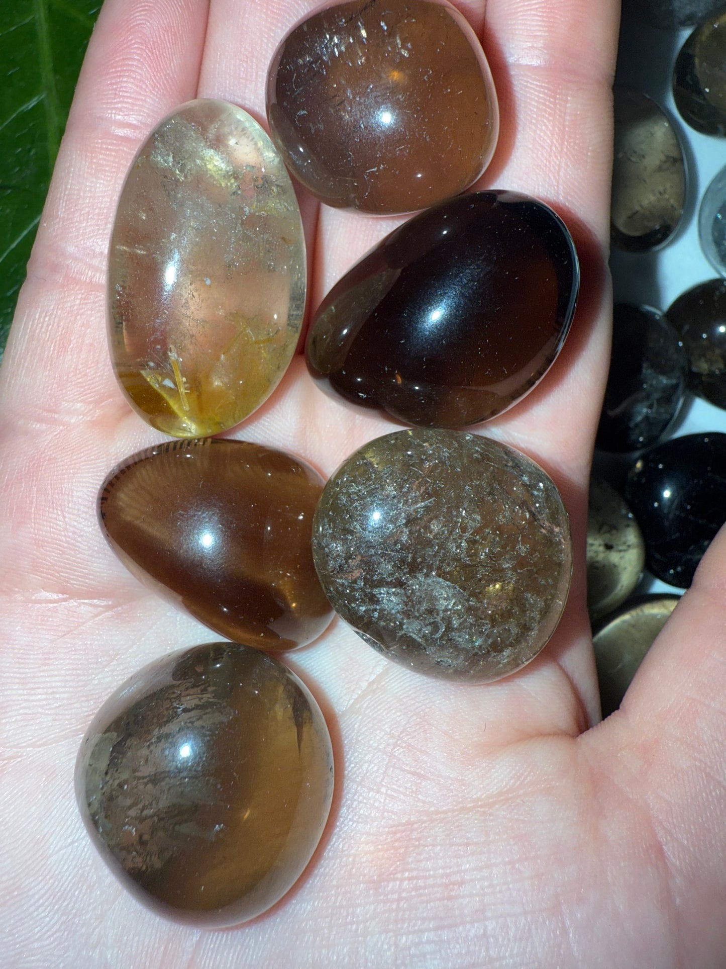 Rauchquarz Trommelstein