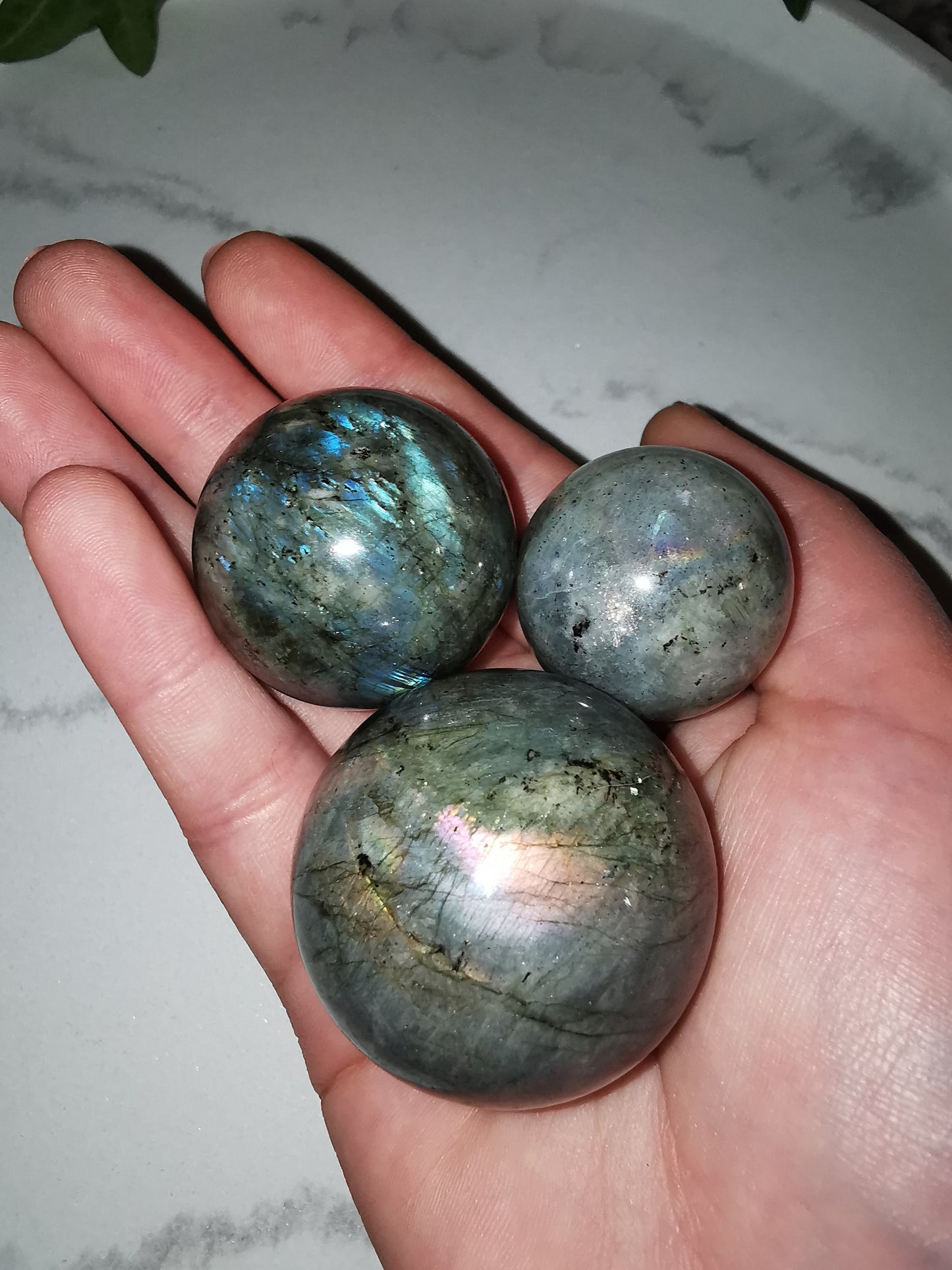 Tiny Labradorite Sphere
