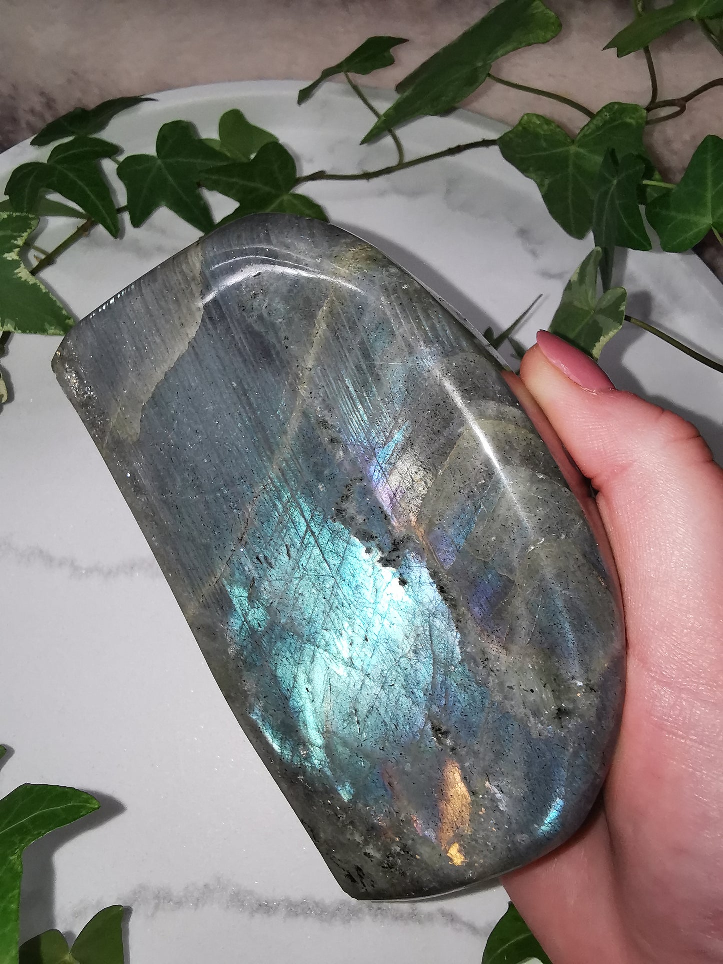 Labradorit Freeform Blue Flash #4