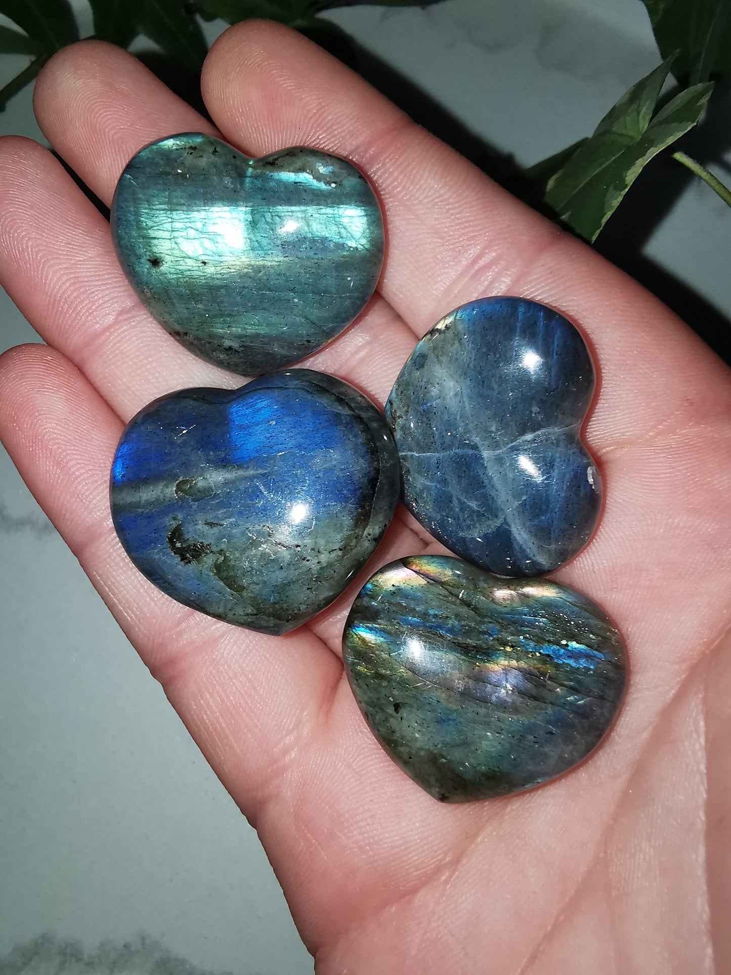 Labradorit Mini Herz