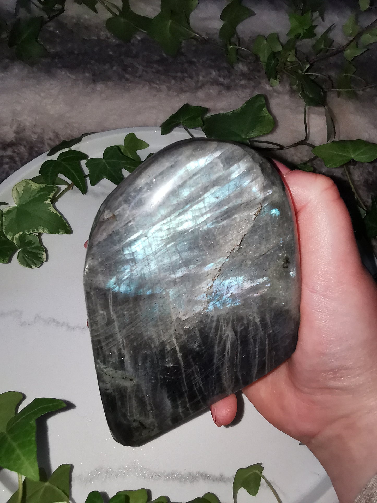 Labradorit Freeform Blue Flash #1