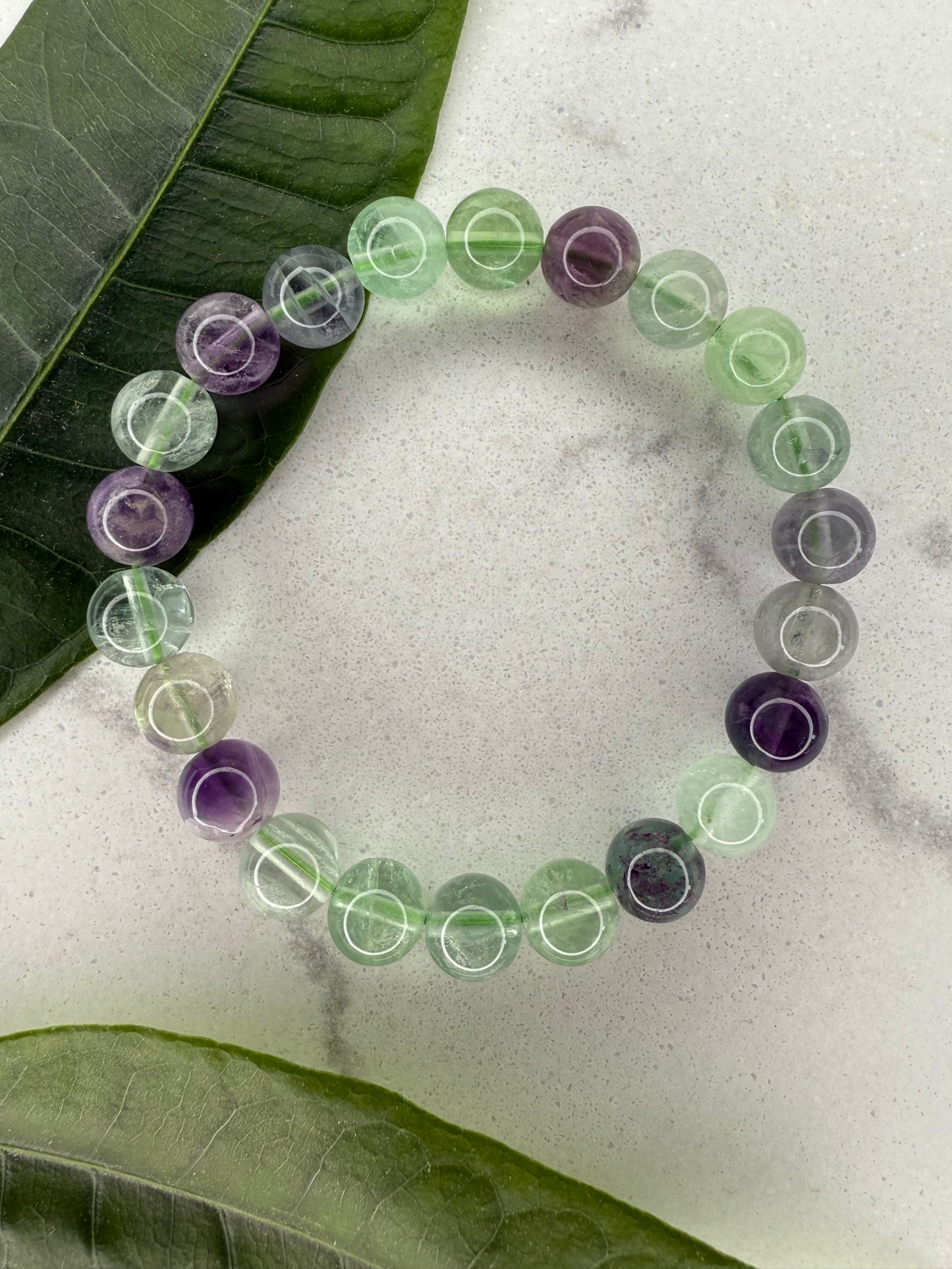 Fluorit Kugelarmband