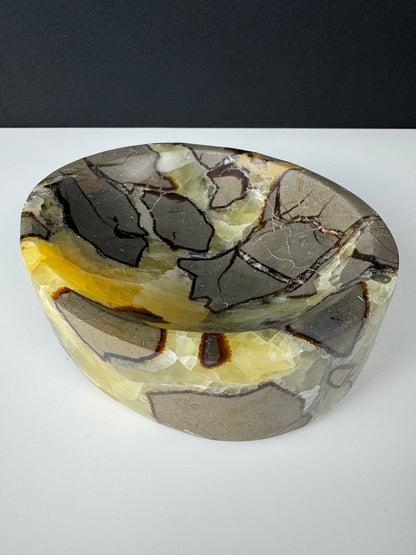 XL Drachenstein (Septarie) Deko Schale