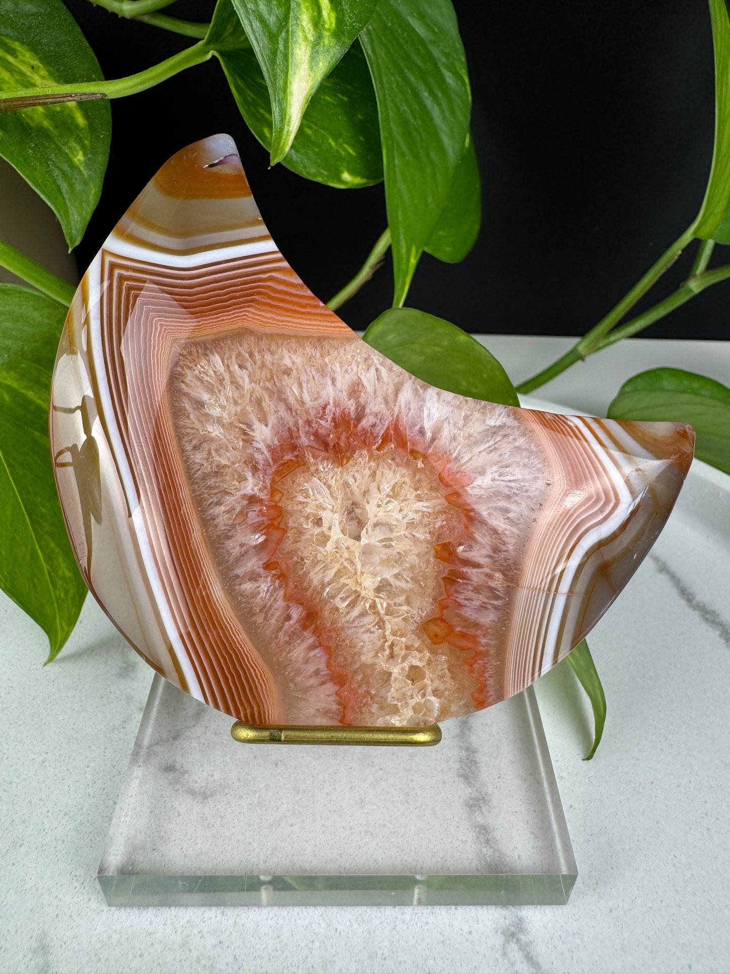 Druzy Karneol Mond #1