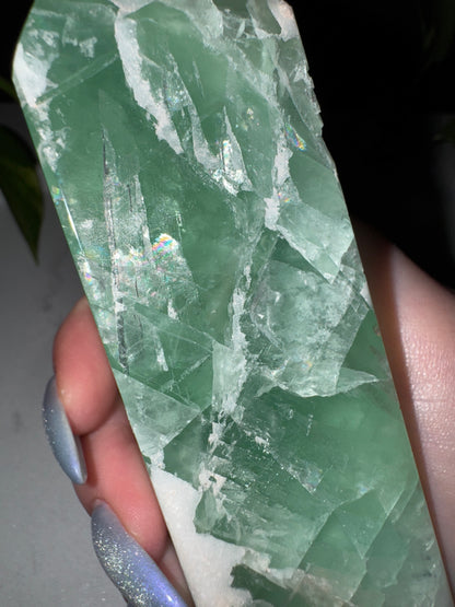 Druzy Grüner Fluorit Turm