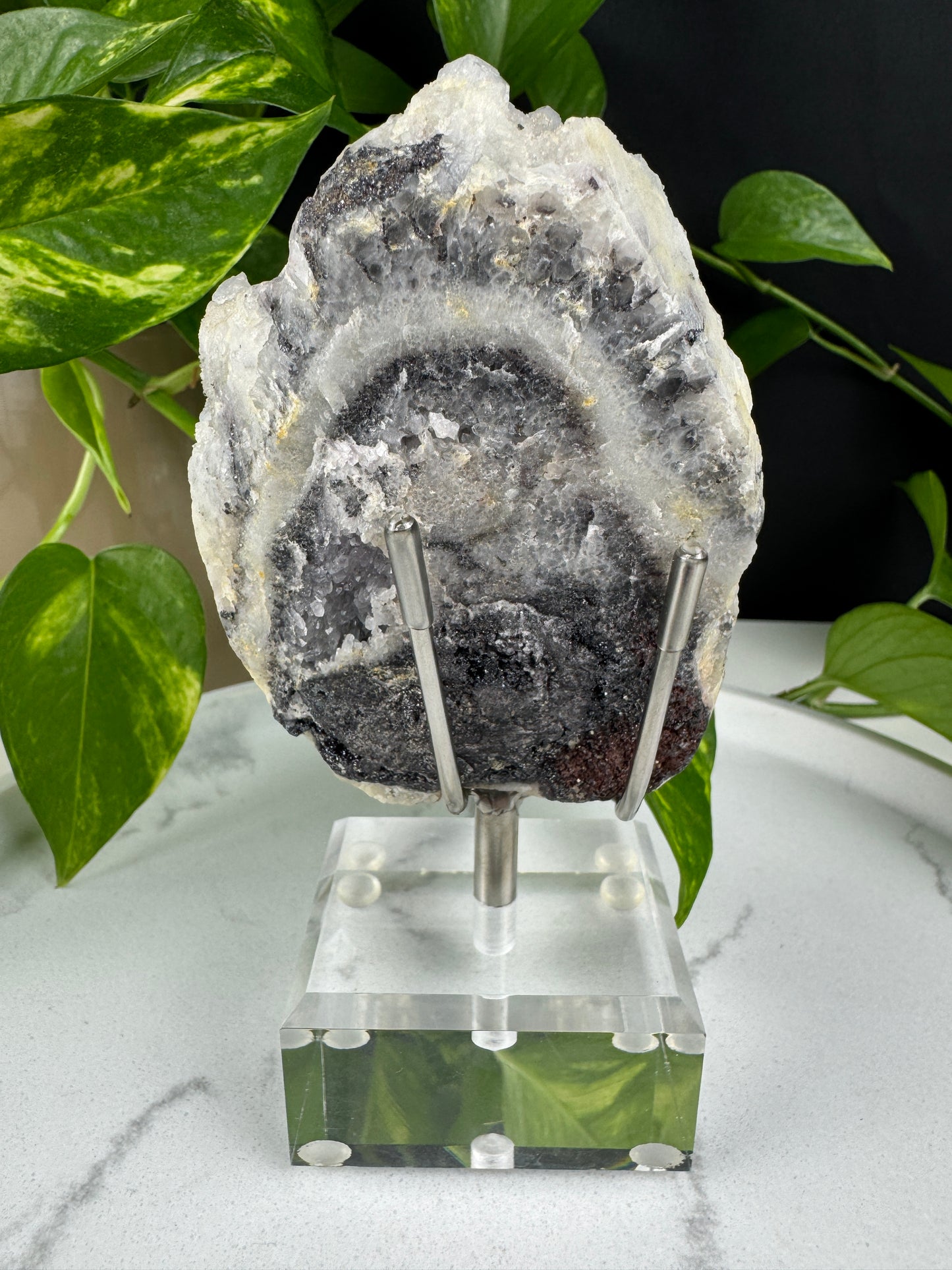 Druzy Quarz & Pyrit Cluster
