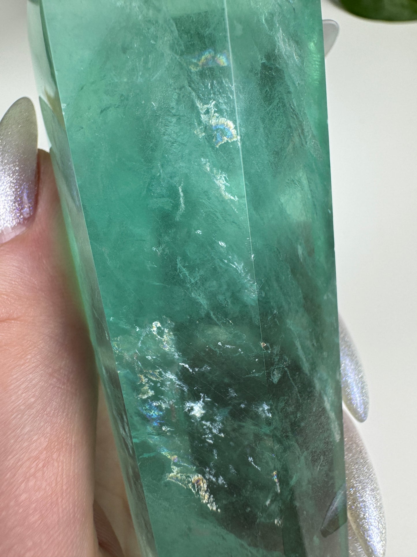 XL Grüner Fluorit Zepter (A+ Qualität)