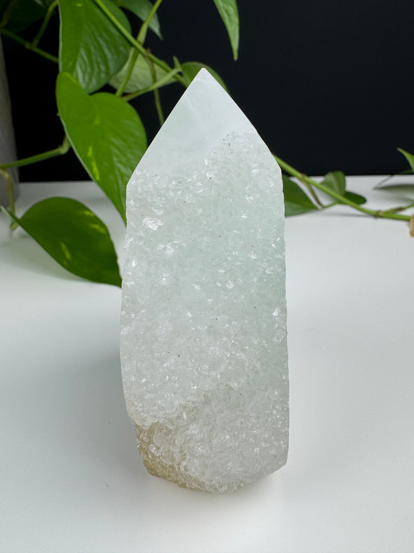 Druzy Grüner Fluorit Turm #2