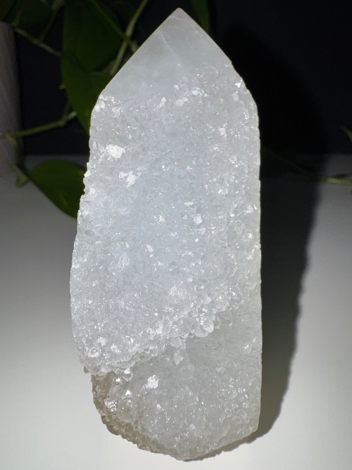 Druzy Grüner Fluorit Turm #2