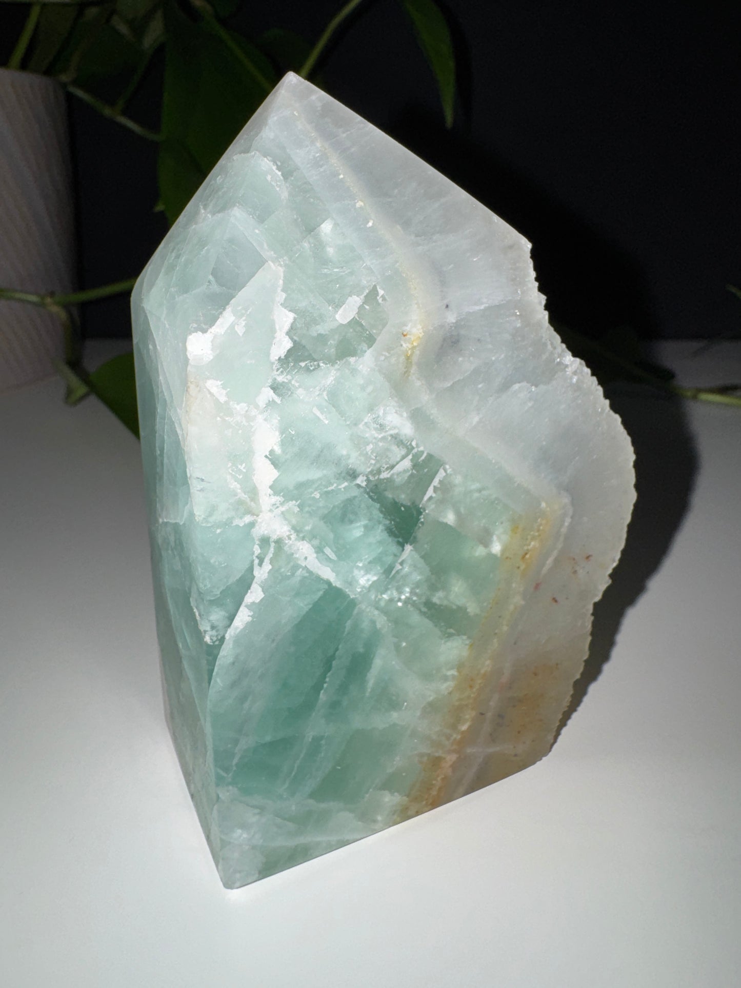 Druzy Grüner Fluorit Turm #2